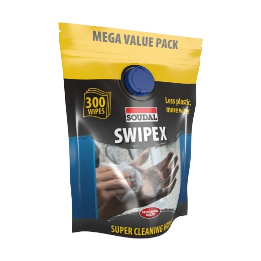 Soudal Swipex reinigingsdoekjes, promopack 300st - 158898