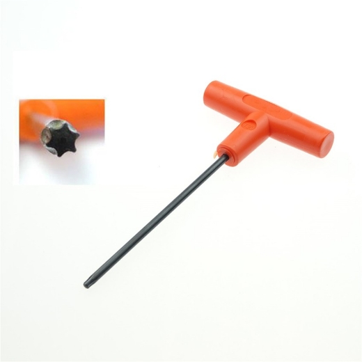 Afbeeldingen van CMT Torx sleutel T20 met T-handvat - 991.072.0T