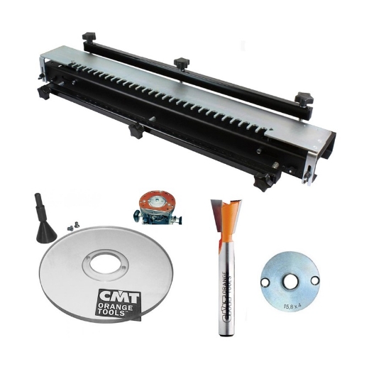 Afbeeldingen van CMT Zwaluwstaartfreesaggregaat 600mm set - CMT600-SET