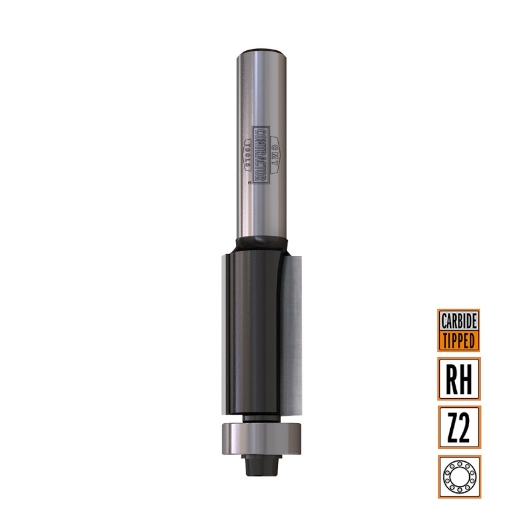 Afbeeldingen van CMT Contractor kantenfrees D=12.7x25.4mm L=67mm S=8mm Z2 HW - K906-127