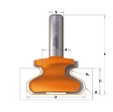 Afbeeldingen van CMT Handgreepfrees D=29x19mm R=4.8 L=60 S=12mm Z2 HW - 955.605.11
