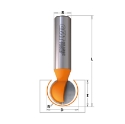 Afbeeldingen van CMT Kogelfrees voor kabels, leidingen D=12.7x11mm R=6.35 L=57mm S=8mm Z2 HW - 968.127.11