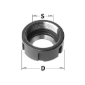 Afbeeldingen van CMT Klemmoer voor spantang ER25 zonder gelagerde ring D=41.6mm x M32x1.5mm RH - 992.583.01