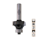 Afbeeldingen van CMT Contractor afrondfrees met lager D=38.1x19mm R=12.7 L=61mm S=8mm Z2 HW - K938-380
