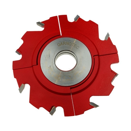 Afbeeldingen van CMT 2-delige verstelbare groeffrees met gebraseerde plaketten D=180mm B=30mm Z4+V4 Hh=10-19mm HD=42mm - TE305.07.30