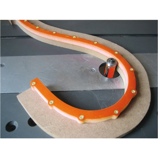 Afbeeldingen van CMT Zeer flexibele strip voor het uitzetten van een gebogen werkstuk 1200x12x12mm - TMP-1200