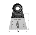 Afbeeldingen van CMT Multitoolzaagblad Starlock Plus met Japanse vertanding voor hout W=65mm I=50mm Bim 8% Co - OMF208-X50