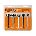 Afbeeldingen van CMT Set van 5 forstnerboren LT=90mm S=8mm Z2+V2 RH SP - 537.000.05