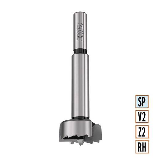 Afbeeldingen van CMT Forstnerboor D=90mm LT=157mm S=12.7mm Z2+V2 RH SP - 537.900.31