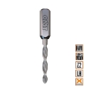 Afbeeldingen van CMT Doorgangsboor D=7mm I=35mm LT=70mm S=10x26mm Z2 LH HWM - 314.070.22
