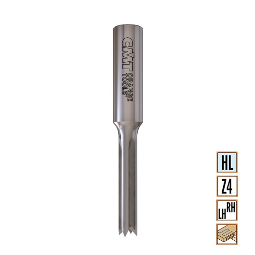 Afbeeldingen van CMT Visbekboor D=6mm I=45mm LT=100mm S=13x50mm Z4 RH + LH HL - 104.060.30