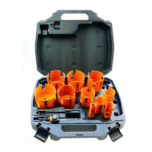 Afbeeldingen van CMT 10-delige multi-construct gatzagenset in koffer - 550X-SET10G