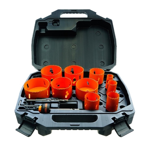 Afbeeldingen van CMT 10-delige bi-metalen gatzagenset in koffer - 551X-SET10G