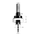 Afbeeldingen van CMT Verzinker met diepte instelling D=15mm d=6 S=10mm Z2 RH HW - 515.615.11A
