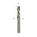 Afbeeldingen van Labor plaatwerkboor Din 1897 HSS-G geslepen (korte uitvoering), 3.3x52mm, 118° splitpoint (10st) - AQ000330-10BAG