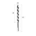 Labor Azobé slangenboor no-axis, zeskant 6.5x155/230mm - FZ065230-1KOO