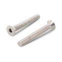 Afbeeldingen van Inbusbout met verzonken kop en volledige draad Din 7991 M4x8 inox A2 (S2.5)