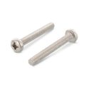 Afbeeldingen van Metaalschroef met bolle kop en PH3 kruisindruk Din 7985H M6x16 inox A2