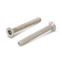 Afbeeldingen van Antidiefstalbout met torxaandrijving met pin en verzonken kop M8x25 inox A2 (TX40-Pin)