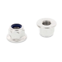 Afbeeldingen van Zeskant borgmoer met flens Din 9626 M4 inox A2