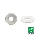 Afbeeldingen van Vlakke sluitring Din 9021 M5 (5.3x15x1.2) inox A2