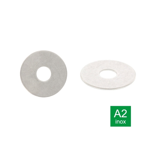 Afbeeldingen van Carrosserie sluitring M6 (6.4x30x1.5) inox A2