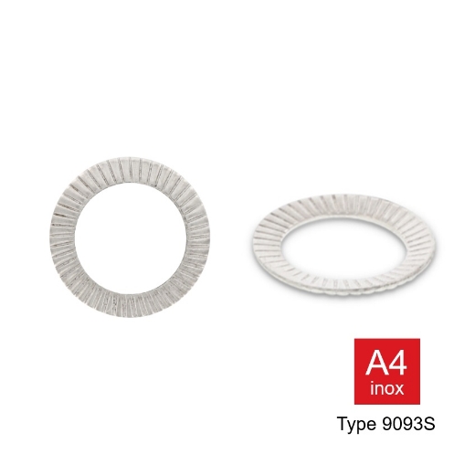 Afbeeldingen van Veiligheid sluitring type 9093S M30 (31.6x45x3.6) inox A4