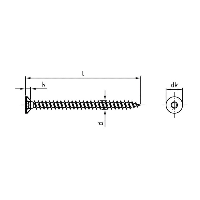 TOOLCRAFT 148680 Verzonken schroeven M8 50 mm Binnenzeskant