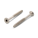 Afbeeldingen van Houtschroef Torx TX40 met verzonken kop en deeldraad 10x60/50 inox A2