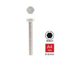 Afbeeldingen van Zeskanttapbout met volledige draad Din 933 M30x65 inox A4-80 (SW46)