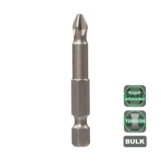Afbeeldingen van Cobit torsie bits gesmeed Philips PH1 x 50mm (50 stuks) - 60096