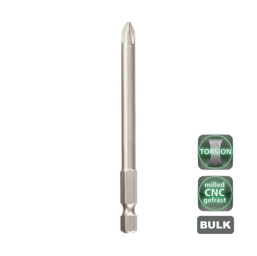 Afbeeldingen van Cobit torsie bits CNC gefreesd Philips PH3 x 90mm (25 stuks) - 60396