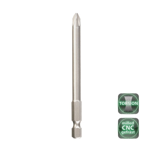 Afbeeldingen van Cobit torsie bits CNC gefreesd Philips PH2 x 150mm (5 stuks) - 01157