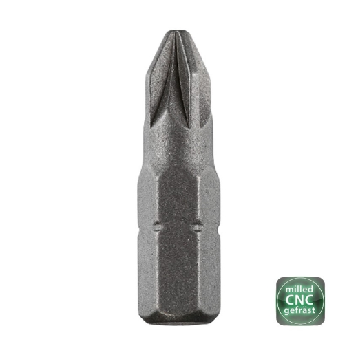 Afbeeldingen van Cobit standaard bits CNC gefreesd Pozidrive PZ2 x 25mm (10 stuks) - 01183