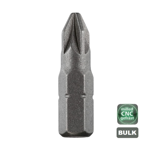 Afbeeldingen van Cobit standaard bits CNC gefreesd Pozidrive PZ4 x 32mm (100 stuks) - 01972