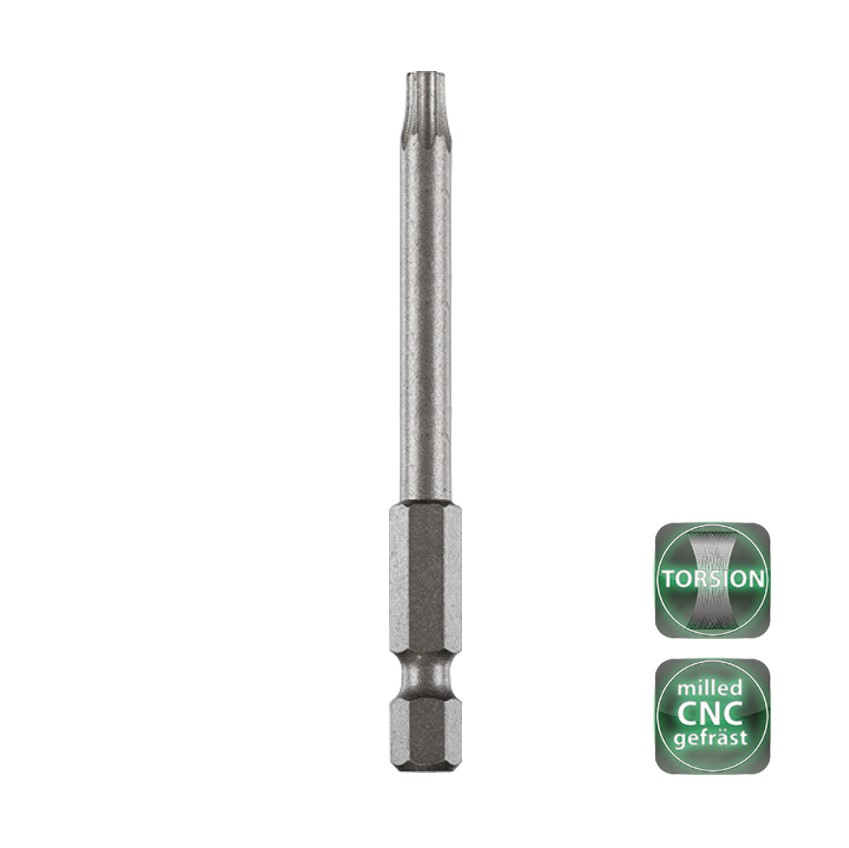 Afbeeldingen van Cobit torsie bits CNC gefreesd Torx TX30 x 90mm (5 stuks) - 01360
