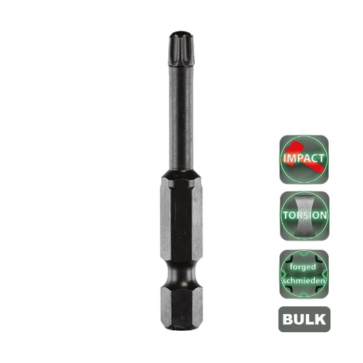 Afbeeldingen van Cobit impact torsie bits T-Rip gesmeed Torx TX20 x 50mm (50 stuks) - 60549