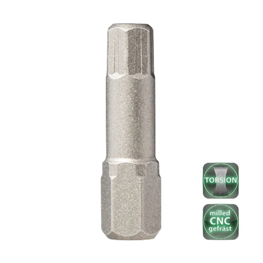 Afbeeldingen van Cobit torsie bits H-Rip gesmeed hexagon/inbus HEX1.5 x 25mm (10 stuks) - 02882
