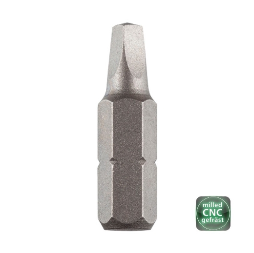 Afbeeldingen van Cobit standaard bits CNC gefreesd vierkant SQ3 x 25mm (5 stuks) - 01386