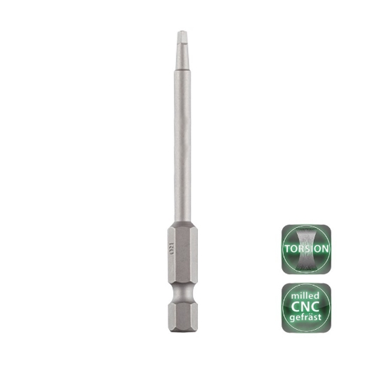 Afbeeldingen van Cobit torsie bits CNC gefreesd vierkant SQ3 x 90mm (5 stuks) - 01399