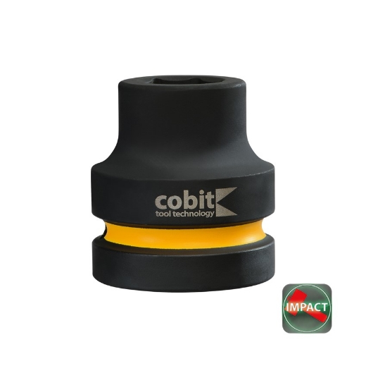 Afbeeldingen van Cobit lange impact-CrMo staal dop 1" met kleurmarkering 33x57mm - 60947