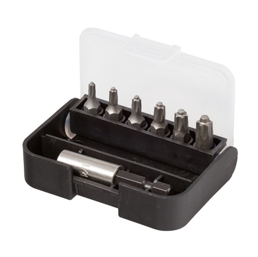 Afbeeldingen van Cobit 10-delig boor- en torx Ttap bitset voor hout met magnetische bithouder - 05016