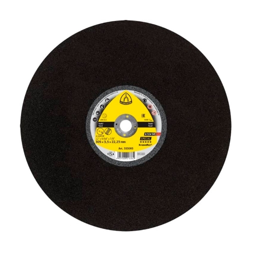Afbeeldingen van Klingspor A 924 SX SPECIAL Kronenflex® vlakke doorslijpschijf 356x4x22.23mm, voor staal - 352325