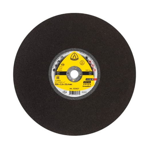 Afbeeldingen van Klingspor A 930 N Special Kronenflex® vlakke doorslijpschijf 300x2.5x25.4mm, voor staal - 322627