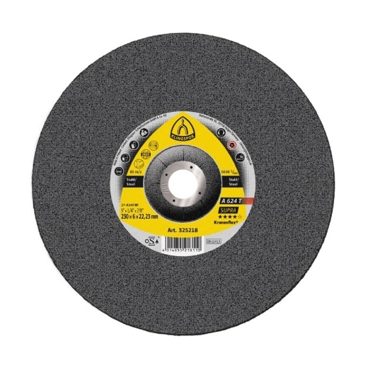 Afbeeldingen van Klingspor A 624 T Supra Kronenflex® afbraamschijf 180x6x22.23mm, voor RVS, staal & gietijzer - 325217
