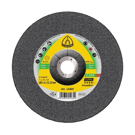 Afbeeldingen van Klingspor C 24 R Supra Kronenflex® afbraamschijf 115x6x22.23mm, voor steen & beton - 6664