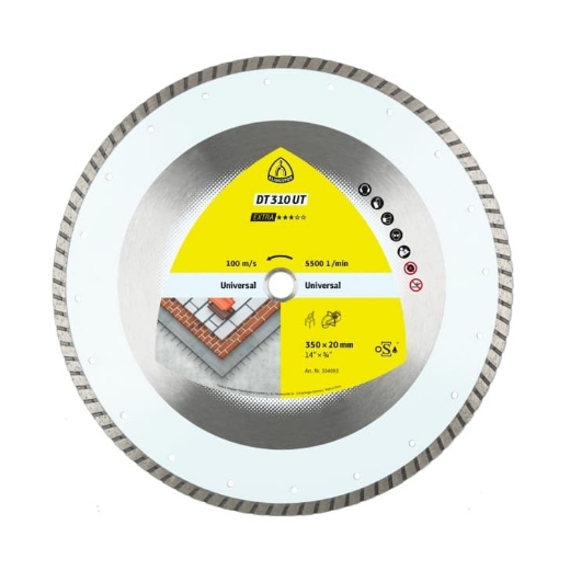 Afbeeldingen van Klingspor DT 310 UT Extra diamantschijf voor beton 300x3x20mm - 334092
