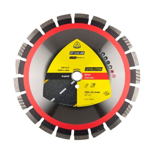 Afbeeldingen van Klingspor DT 350 AB Extra Cevolution diamantschijf voor asfalt en beton 350x3.2x20mm - 340236