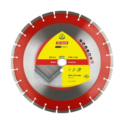 Afbeeldingen van Klingspor DT 350 B Extra diamantschijf voor beton 350x3x25.4mm - 339830