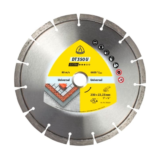 Afbeeldingen van Klingspor DT 350 U Extra diamantschijf voor beton 230x22.23mm - 336219
